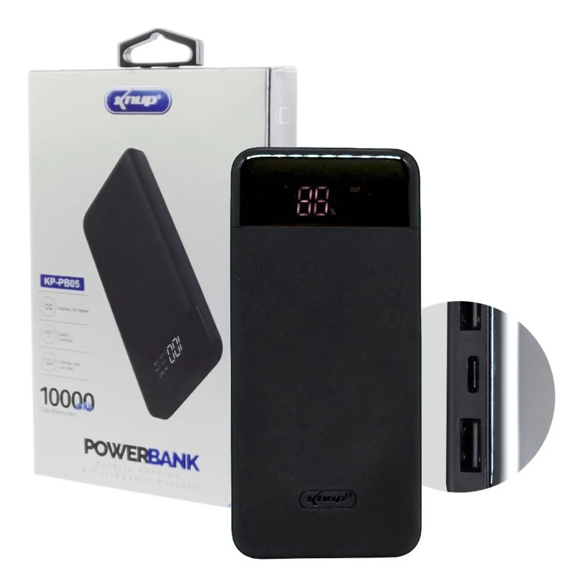 Clique Aqui para Comprar Carregador Xtrad USB 6 Saídas Qualconn 2.0